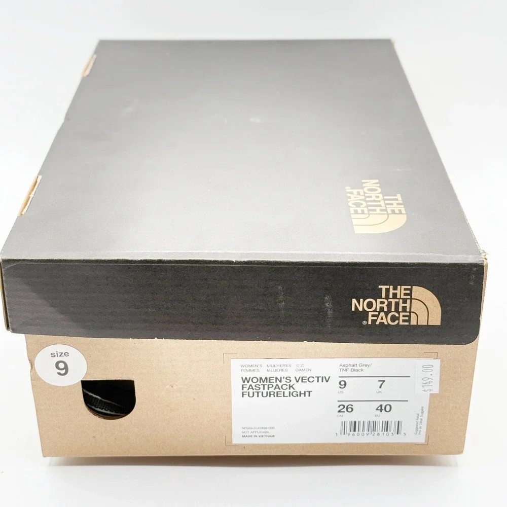The North Face‎ Vectiv Fastpack Futurelight Size 9 Women Asphalt Grey/Black NEW